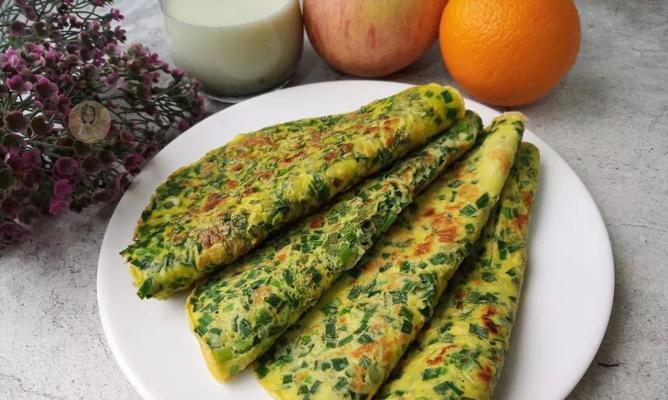 用韭菜和鸡蛋做出美味可口的饼，简单又营养（用韭菜和鸡蛋做出美味可口的饼，简单又营养）