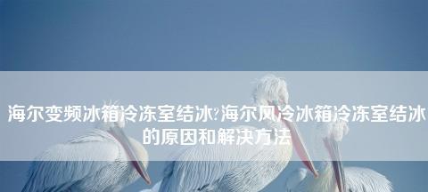 冰箱冷冻室结冰原因及解决方法（避免冷冻室结冰的关键措施）