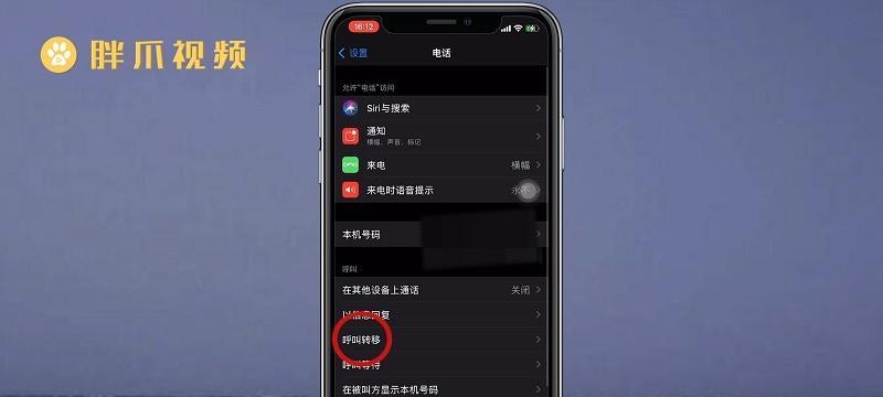 iPhone呼叫转移详细教程（使用iPhone进行通话转移，快速了解转移设置步骤）