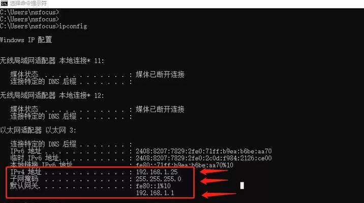 使用CMD自动获取IP地址的方法（详解CMD中获取本机和其他设备IP地址的命令）