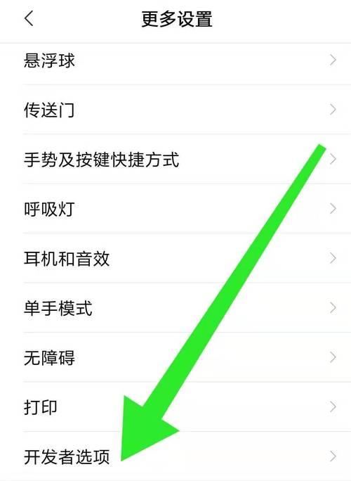 如何使用开发者选项设置来优化手机性能（掌握开发者选项设置）