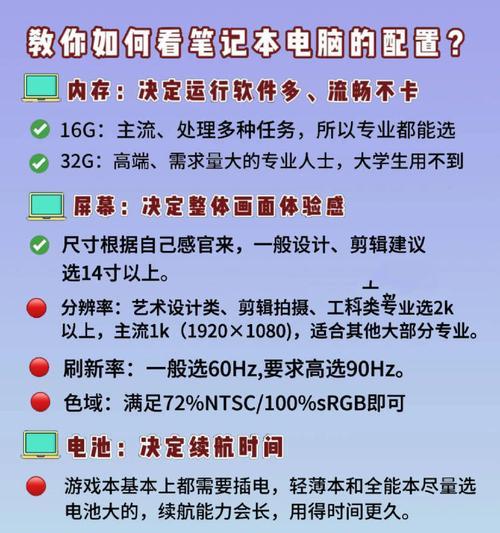 电脑配置如何区分高配和低配？哪些指标最关键？